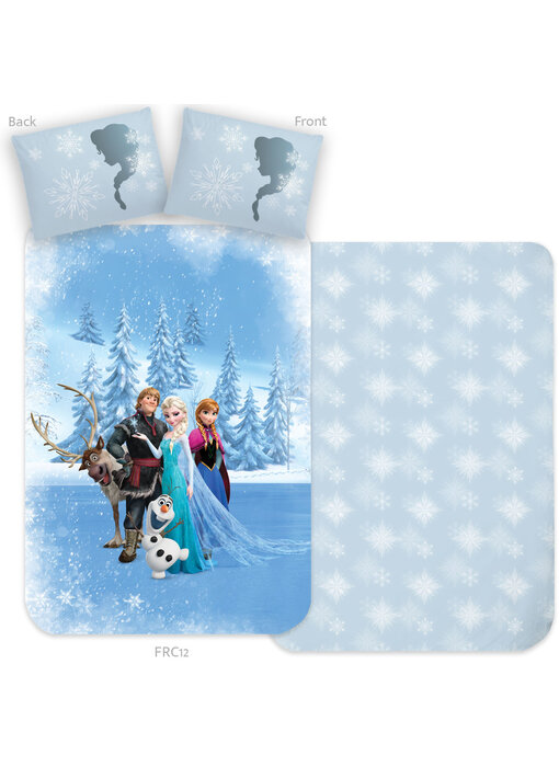 Disney Frozen Housse de couette Famille 140 x 200 cm / 60 x 70 cm Coton