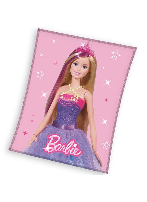 Barbie Couverture polaire Princesse 150 x 200 cm Polyester