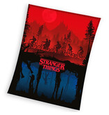Stranger Things Couverture polaire, Upside Down  - 150 x 200 cm - Polyester