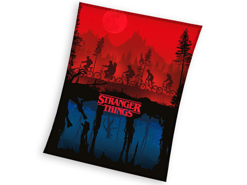 Stranger Things Fleece blanket, Upside Down - 150 x 200 cm - Polyester