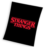 Stranger Things Couverture polaire, Logo - 130 x 170 cm - Polyester