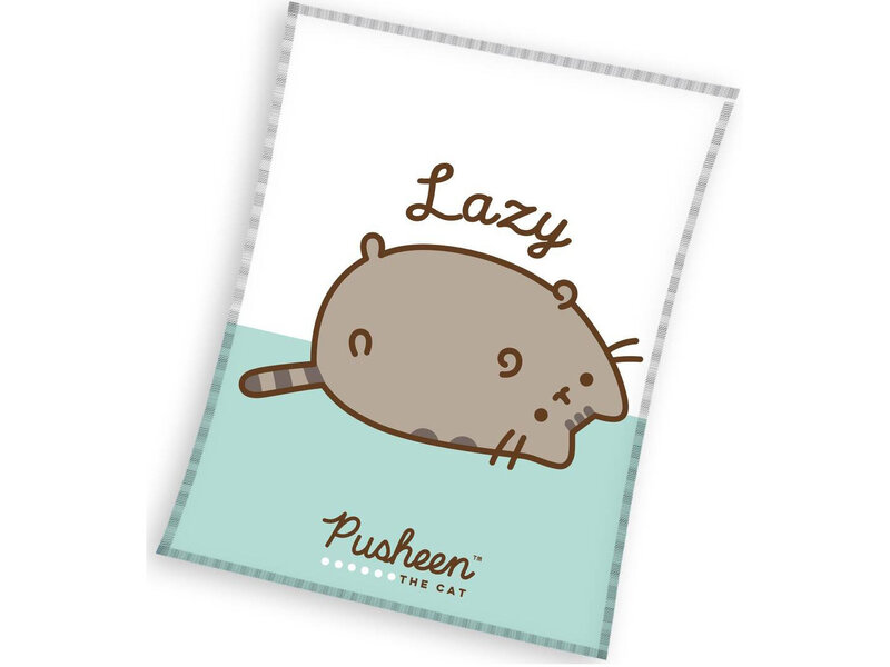 Pusheen Couverture polaire, Lazy - 130 x 170 cm - Polyester