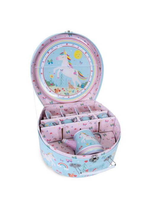 Floss & Rock Tea set Rainbow Fairy 11-piece with music