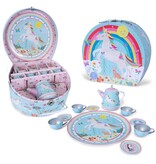 Floss & Rock Pewter tea set Rainbow Fairy - 11-piece - With music