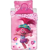 Trolls Housse de couette Poppy - Simple - 140 x 200 cm - Coton