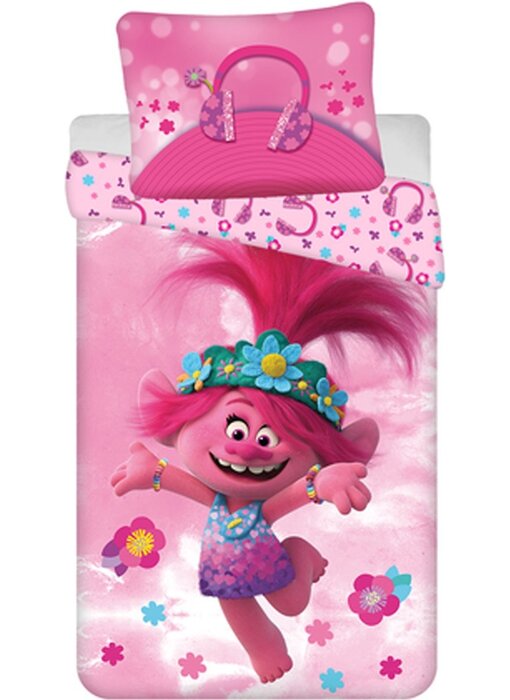 Trolls Duvet cover Poppy 140 x 200 cm / 70 x 90 cm Cotton