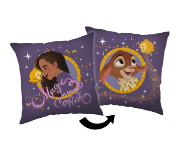 Disney Wish Coussin décoratif Asha 35 x 35 cm Polyester