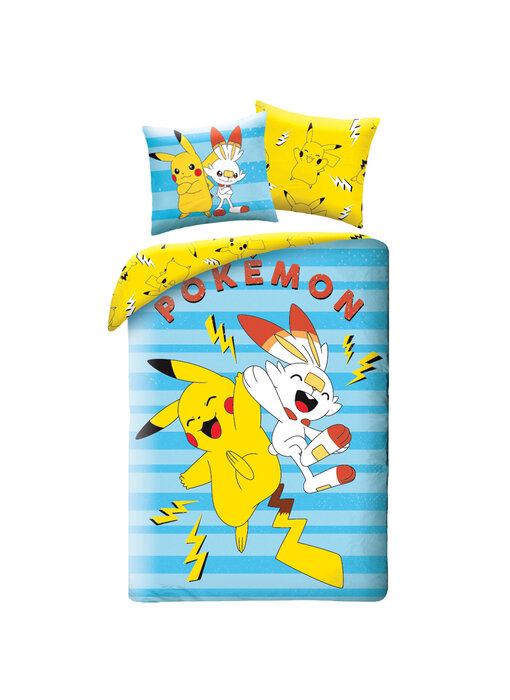 Pokémon Duvet cover High Five 140 x 200 + 70 x 90 Cotton