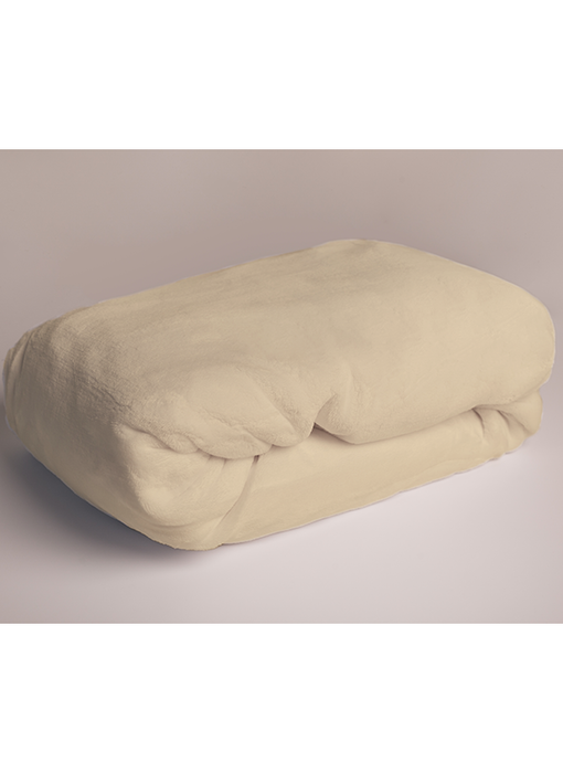 Sweet Home Fleece Teddy Hoeslaken Creme 180 x 200 cm Polyester