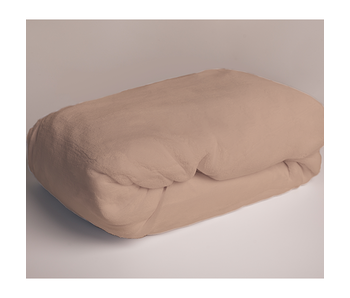 Sweet Home Fleece Teddy Hoeslaken Coffee 90 x 200 cm Polyester