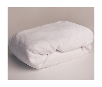 Sweet Home Fleece Teddy Fitted Sheet White 90 x 200 cm Polyester