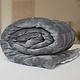 Plaid polaire Sherpa, gris foncé 150 x 200 cm Polyester