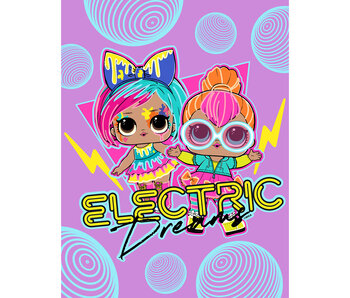 LOL Surprise! Couverture polaire Electric Dreams 130 x 170 cm Polyester