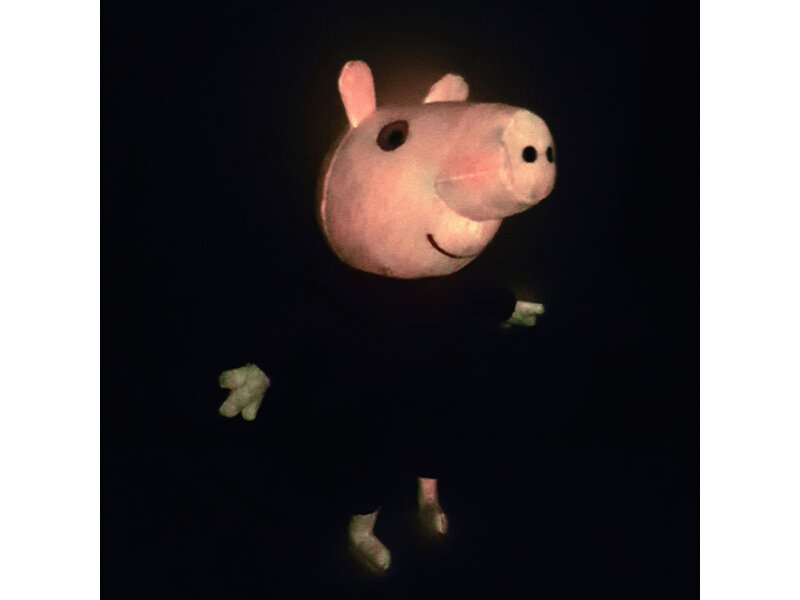 Peppa Pig Knuffel Glow in the Dark - ± 25 cm - Pluche