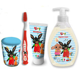 Bing Bunny Set Hand Soap + Toothbrush + Toothpaste + Cup