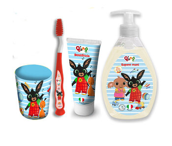 Bing Bunny Set Hand Soap + Toothbrush + Toothpaste + Cup