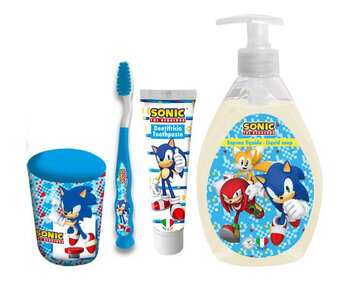 Sonic Set Savon Mains + Brosse à Dents + Dentifrice + Gobelet