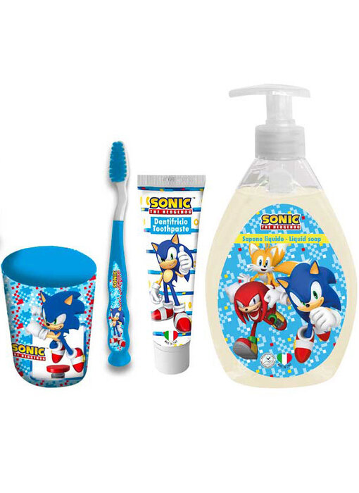 Sonic Set Hand Soap + Toothbrush + Toothpaste + Cup