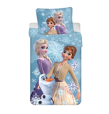 Disney Frozen Housse de couette Flocon de Neige - Simple - 140 x 200 cm - Coton