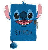 Disney Lilo & Stitch Agenda A5 Bleu - ligné avec serrure - 15 x 21 x 3 cm