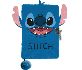 Disney Lilo & Stitch Dagboek A5 Blauw - gelinieerd met slot - 15 x 21 cm