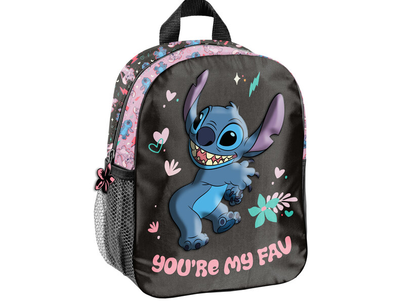 Disney Lilo & Stitch Sac à dos pour tout-petit You're my Fav 3D - 28 x 22 x 10 cm - Polyester