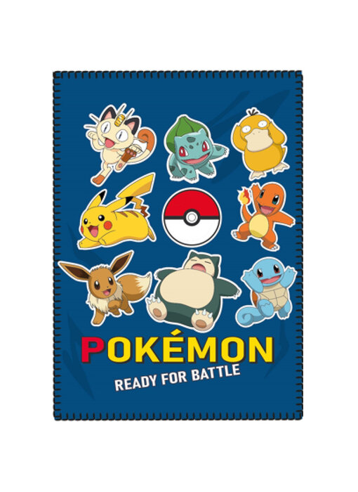 Pokémon Couverture polaire Battle 100 x 140 cm Polyester