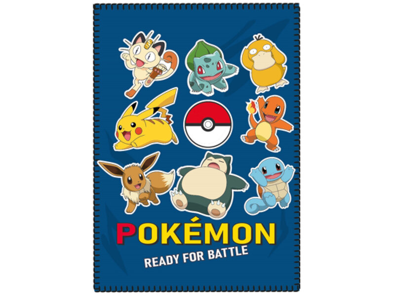 Pokémon Fleecedecke, Battle – 100 x 140 cm – Polyester