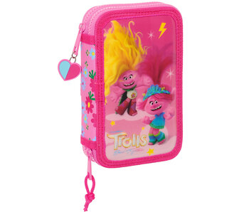 Trolls Filled Pencil Case Band Together - 28 pcs. Polyester