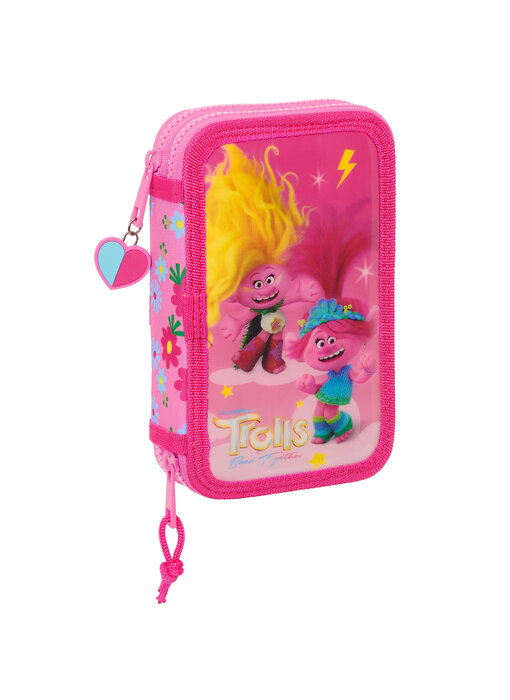 Trolls Filled Pencil Case Band Together - 28 pcs. Polyester