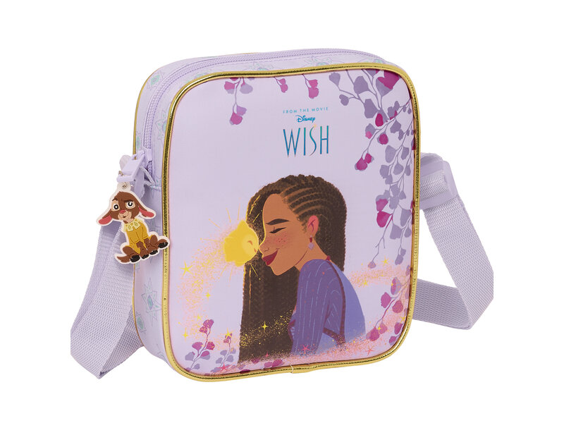 Disney Wish Mini sac à bandoulière, Rosas - 18 x 16 x 4 cm - Polyester