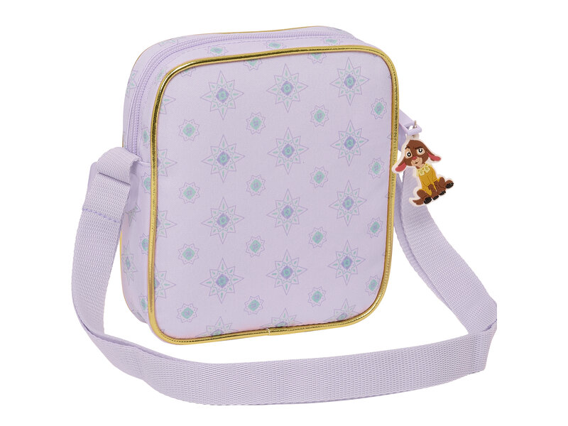 Disney Wish Mini Schoudertas, Rosas - 18 x 16 x 4 cm - Polyester