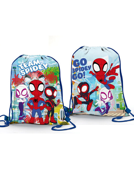 Spidey Gymbag Go Webs Go 39 x 31 cm - Polyester