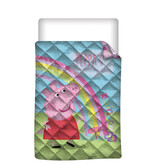 Peppa Pig Bedspread Rainbow - Single - 140 x 200 cm - Polyester