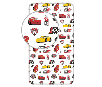 Disney Cars Drap housse Track 90 x 200 cm - Coton