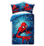 Spider-Man Dekbedovertrek, Web - Eenpersoons - 140 x 200 cm - Katoen