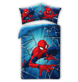 SpiderMan Bettbezug, Web – Einzelbett – 140 x 200 cm – Baumwolle