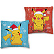 Coussin décoratif Père Noël 40 x 40 cm Polyester
