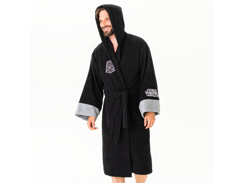 Star Wars Bathrobe Dark - Large - Men - Cotton