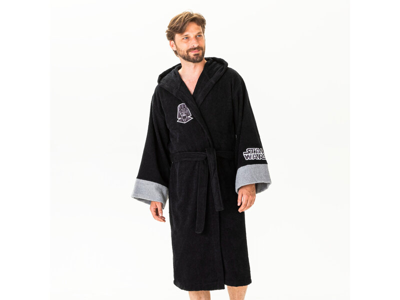 Star Wars Bathrobe Dark - Medium - Men - Cotton