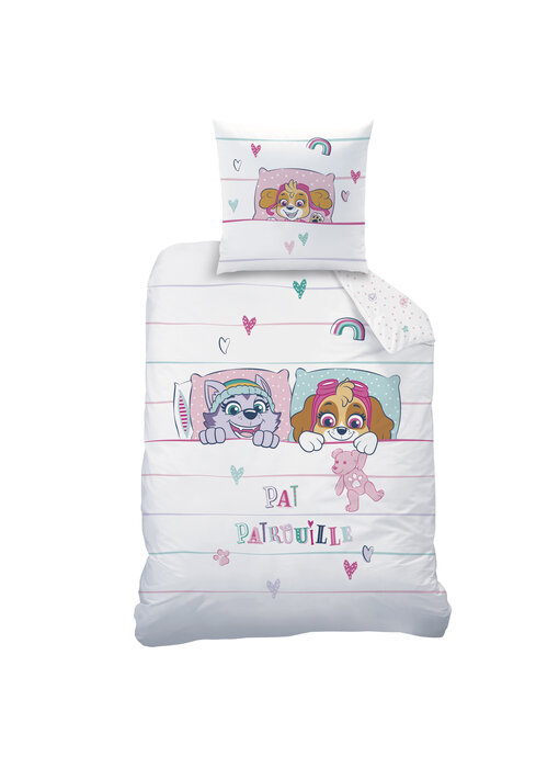 PAW Patrol Housse de couette Douce Nuit 140 x 200 + 63 x 63 cm Coton