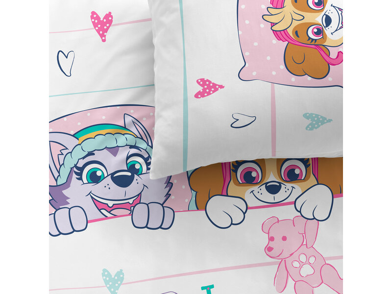 PAW Patrol Bettbezug Douce Nuit – Einzelbett – 140 x 200 cm – Baumwolle