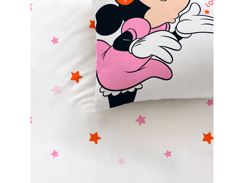 Disney Minnie Mouse Duvet cover Happy - Single - 140 x 200 cm - Cotton