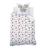 Disney Minnie Mouse Bettbezug Flower – Einzelbett – 140 x 200 cm – Baumwolle