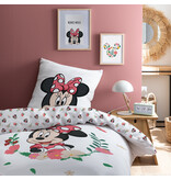 Disney Minnie Mouse Housse de couette Fleur - Simple - 140 x 200 cm - Coton