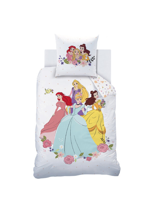 Disney Princess Bettbezug Ball 140 x 200 + 63 x 63 cm Baumwolle