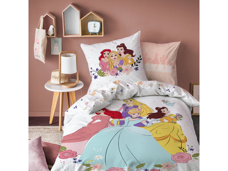 Disney Princess Bettbezug Ball – Einzelbett – 140 x 200 cm – Baumwolle