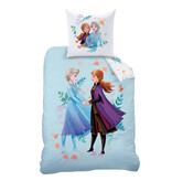 Disney Frozen Housse de couette Sisters - Simple - 140 x 200 cm - Coton