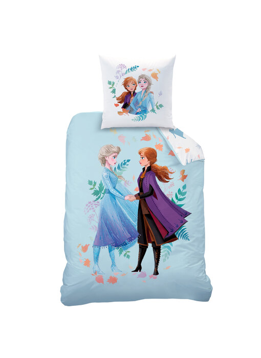 Disney Frozen Bettbezug Sisters 140 x 200 + 63 x 63 cm Baumwolle