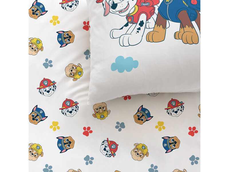 PAW Patrol Dekbedovertrek Happy - Eenpersoons - 140 x 200 cm - Katoen